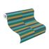 Tapete-Vlies-Rasch-Streifen-Leder-gruen-gold-Glanz-418736-63207333_1 1