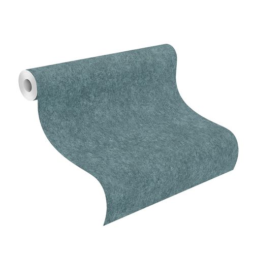 Tapete-Vlies-Rasch-Uni-Gips-blau-Linares-617153-63207392_2