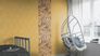 Tapete-Vlies-Rasch-Floral-Blaetter-gold-anthrazit-617450-63207404 3