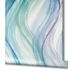 Tapete-Vlies-Wellen-Design-blau-gruen-weiss-Shades-32444-63207490_2 2
