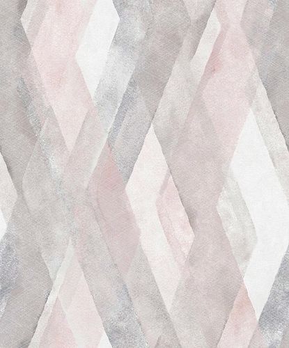 Tapete-Vlies-Rauten-Grafik-rosa-grau-braun-Shades-32449-63207494_2