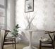 Wallpaper non-woven floral shrubs white brown 82223 4