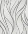 Wallpaper non-woven graphic waves gray gloss 82233 2