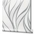Wallpaper non-woven graphic waves gray gloss 82233 1
