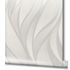 Wallpaper non-woven graphic waves silver shine 82234 1