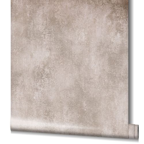 Wallpaper non-woven plaster optics beige-brown 82250