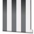 Wallpaper non-woven strip anthracite and white 82259 1