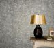 Tapete Vlies Beton-Optik Struktur Metallic schwarz 32818 4