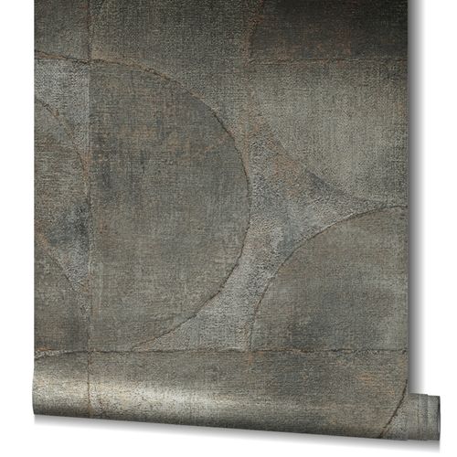 Tapete-Vlies-Grafisch-Metallic-Patina-braun-gold-32821-63207661