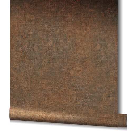 Tapete-Vlies-Uni-Struktur-Patina-Metallic-kupfer-32829-63207668
