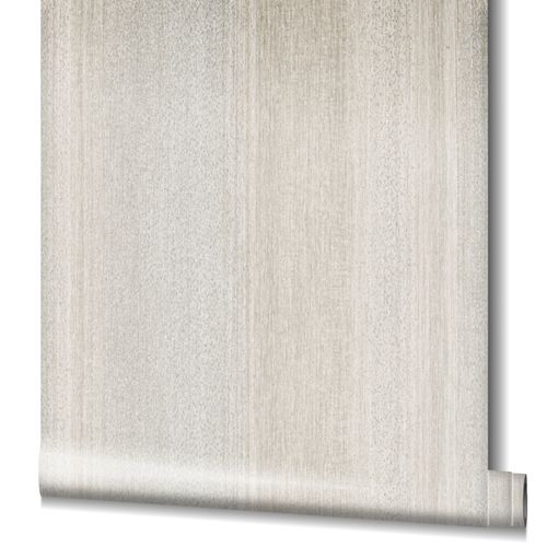 Wallpaper non-woven striped texture gloss beige 32834