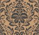 Non-Woven Wallpaper Ornaments gold black 36910-4 3