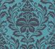 Tapete Vlies Ornamente blau schwarz metallic 36910-5 3