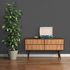 Non-Woven Wallpaper 3D Checked anthracite 37758-1 4