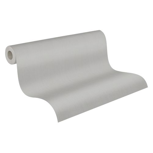 Tapete Vlies Uni Linien grau Glitzer Attractive 7855-72