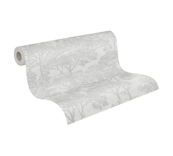 Wallpaper Non-Woven Nature Trees grey 38023-4