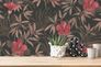 Tapete Vlies Blumen Blätter Floral braun rot 38028-3 4
