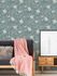 Wallpaper Non-Woven Flowers Leaves Floral blue 38028-5 4