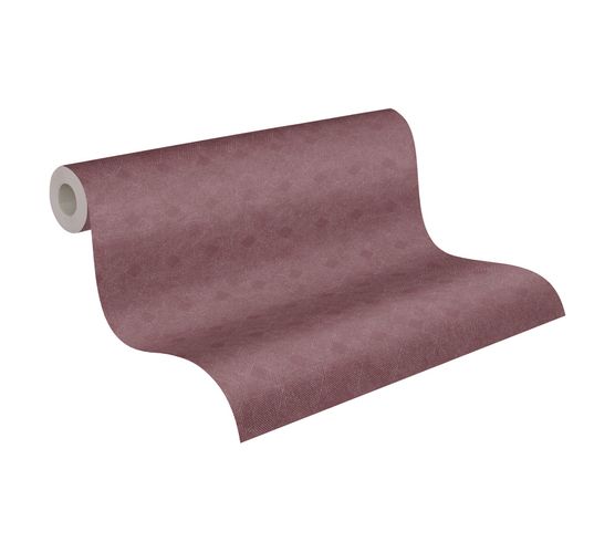 Tapete Vlies Striche Grafik rot silber Metallic 38029-3