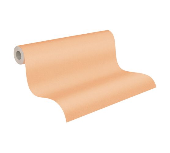 Tapete Vlies Einfarbig Struktur braun-orange 37702-1