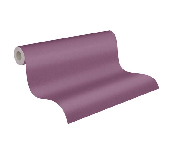 Tapete Vlies Einfarbig Struktur lila 37702-3