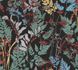 Non-Woven Wallpaper Floral Flowers black green 37751-1 2