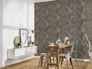 Non-Woven Wallpaper Floral Flowers brown grey 37751-9 5