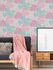 Non-Woven Wallpaper Leaves Trees white pink blue 37753-5 4