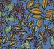 Non-Woven Wallpaper Fruits Leaves blue red 37754-1 2