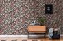 Non-Woven Wallpaper Fruits Leaves beige grey red 37754-3 4