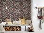 Non-Woven Wallpaper Fruits Leaves beige grey red 37754-3 5