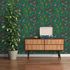 Non-Woven Wallpaper Fruits Leaves green red 37754-7 4