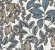 Non-Woven Wallpaper Fruits Leaves white yellow 37754-8 2