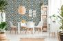 Non-Woven Wallpaper Fruits Leaves beige green 37755-1 5