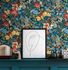 Non-Woven Wallpaper Floral Blossoms dark blue 37756-4 4