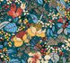 Non-Woven Wallpaper Floral Blossoms dark blue 37756-4 2