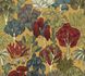 Non-Woven Wallpaper Palms Floral yellow red blue 37757-1 2