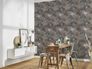 Non-Woven Wallpaper Palms Floral grey beige 37757-4 4