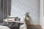 Non-Woven Wallpaper Clouds Pattern light grey 37705-2 4