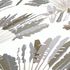 Non-Woven Wallpaper Palms Leaves brown grey 37708-2 3