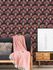 Non-Woven Wallpaper Palms Leaves orange purple 37708-3 5