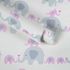 Image Kids Wallpaper Elephants Family pink grey 38113-2 2