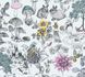 Artikelbild Vliestapete Kinder Blumen Tiere weiß bunt 38120-1 1