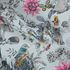 Rollenbild Vliestapete Kinder Blumen Tiere weiß bunt 38120-1 2