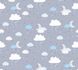 Artikelbild Vliestapete Kinder Wolken Mond Sterne grau blau 38125-2 1