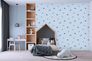 Raumansicht Vliestapete Kinder Wasser Wal blau grau 38144-1 4