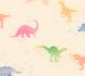 Artikelbild Vliestapete Kinder Dinosaurier bunt gelb 38146-1 1
