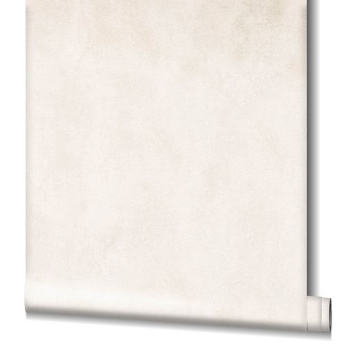 Tapete Vlies Einfarbig Textil creme Glanz 32712