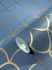 Non-Woven Wallpaper Geometry Glitter blue gold 32723 4