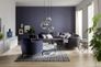 Non-Woven Wallpaper Plain blue-grey Gloss 32741 5